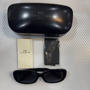 Coach Black Sunglasses with Case